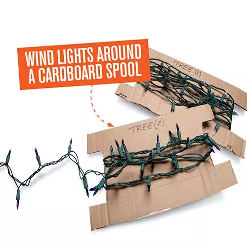 Holiday Light Cardboard Spool